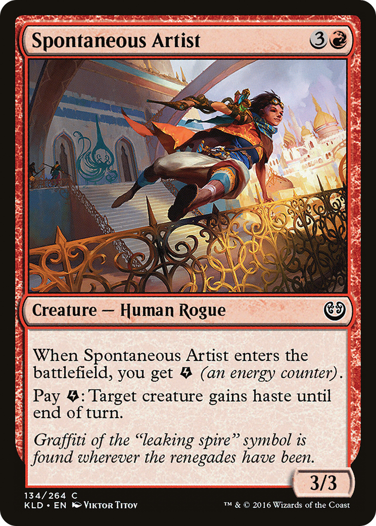 Spontaneous Artist [Kaladesh] Foil