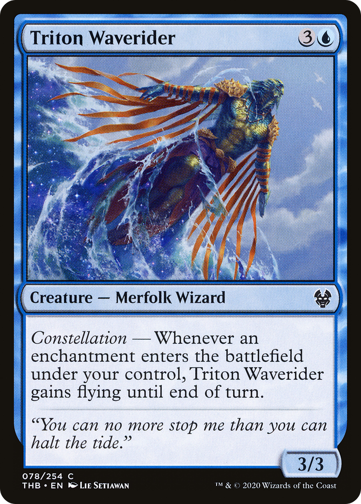 Triton Waverider [Theros Beyond Death] Foil