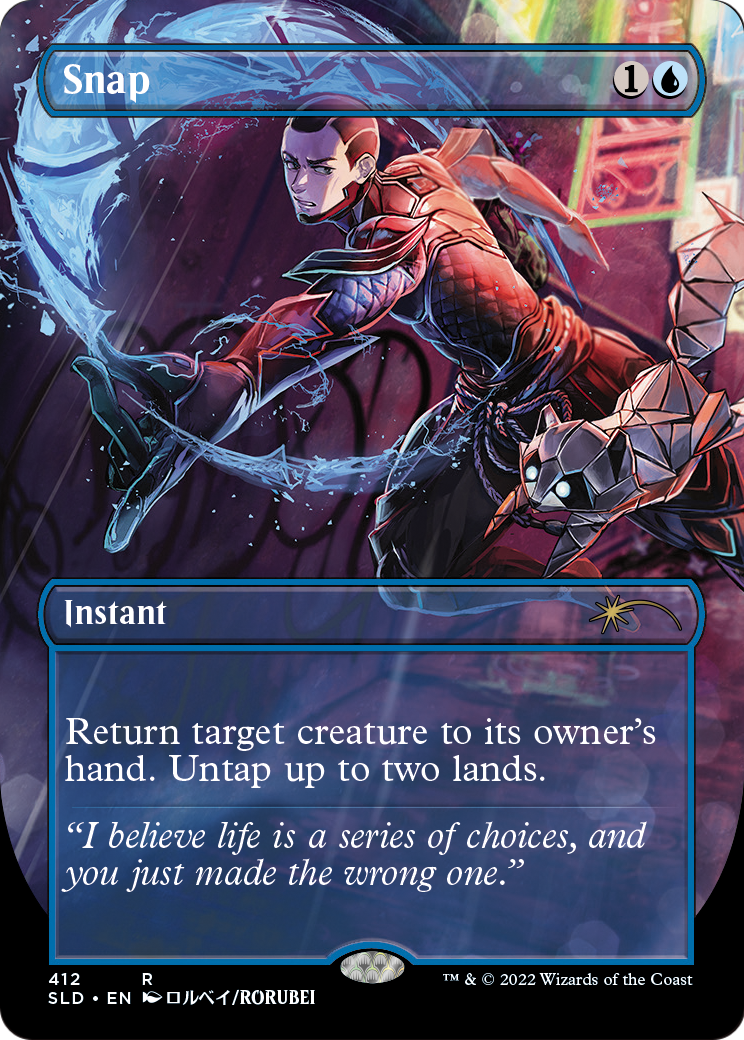 Snap (Borderless) [Secret Lair Drop Series] Foil
