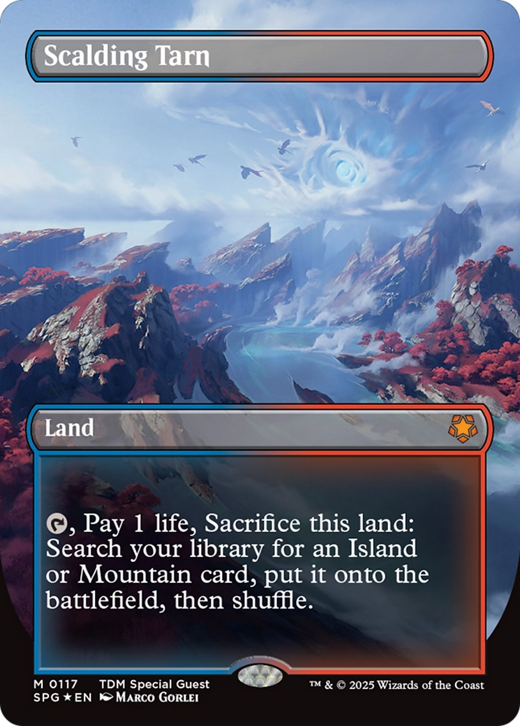 Scalding Tarn (Borderless) (Dragonscale Foil) (117) [Special Guests]