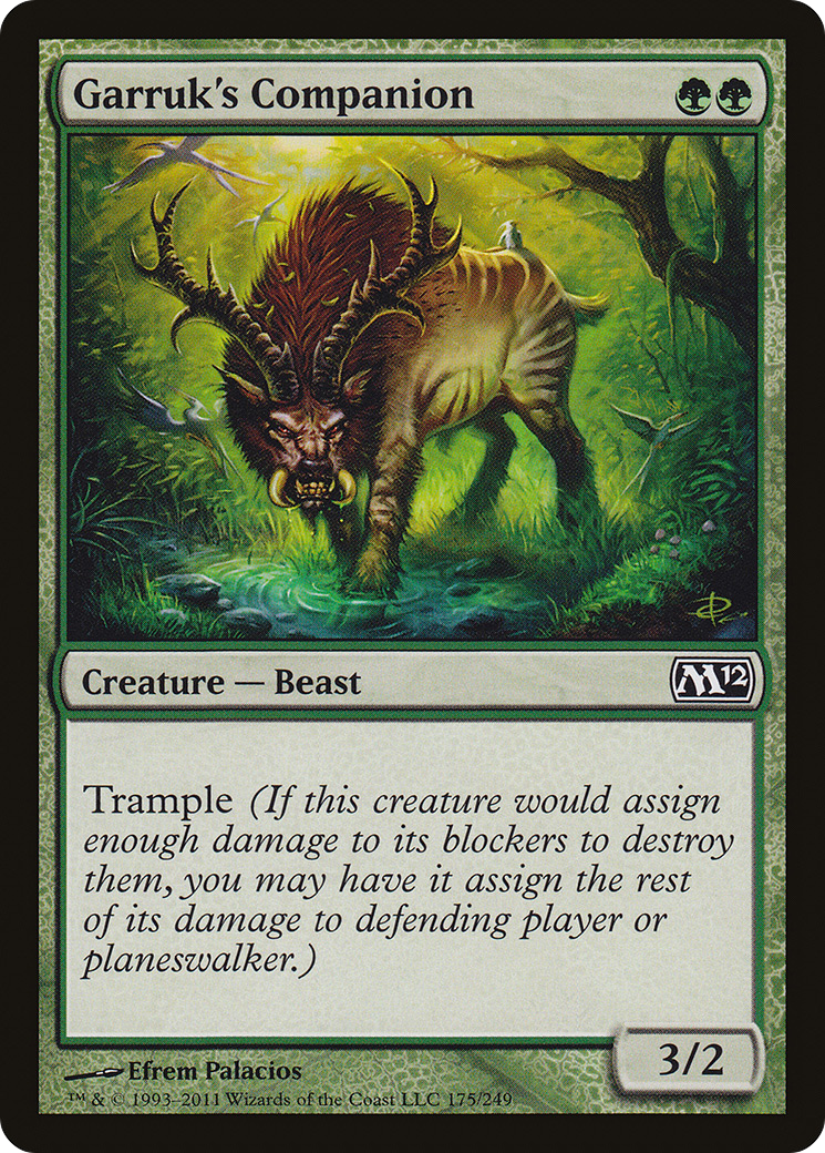 Garruk's Companion [Magic 2012] Foil
