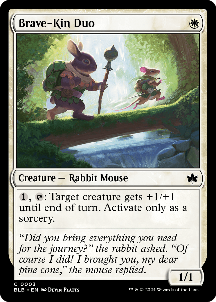 Brave-Kin Duo [Bloomburrow] Foil