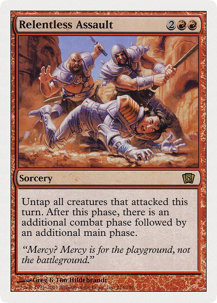 Relentless Assault [Eighth Edition] Foil
