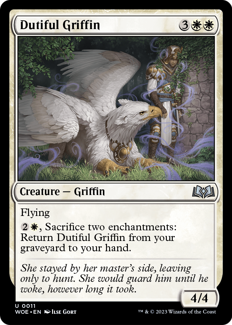 Dutiful Griffin [Wilds of Eldraine] Foil