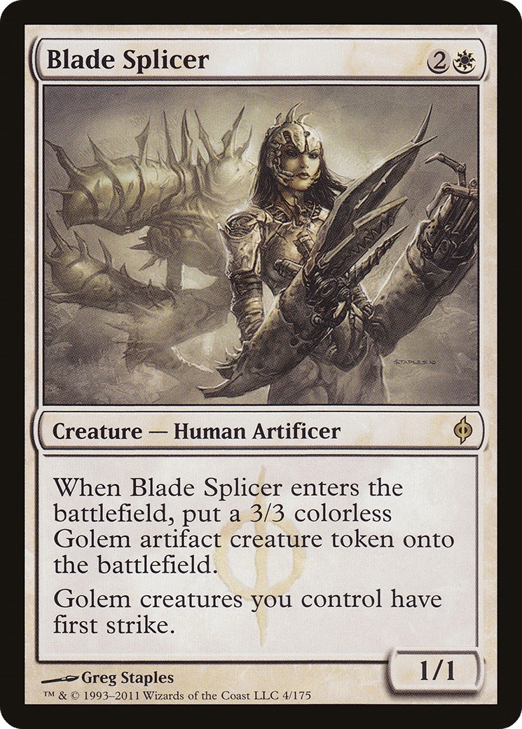 Blade Splicer [New Phyrexia] Foil