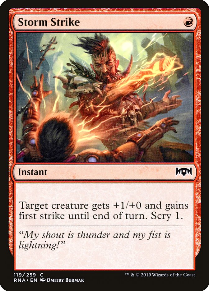 Storm Strike 119/259 (Ravnica Allegiance) 