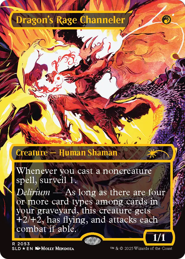 Dragon's Rage Channeler (2053) (Raised Foil) (2053) [Secret Lair Drop Series]