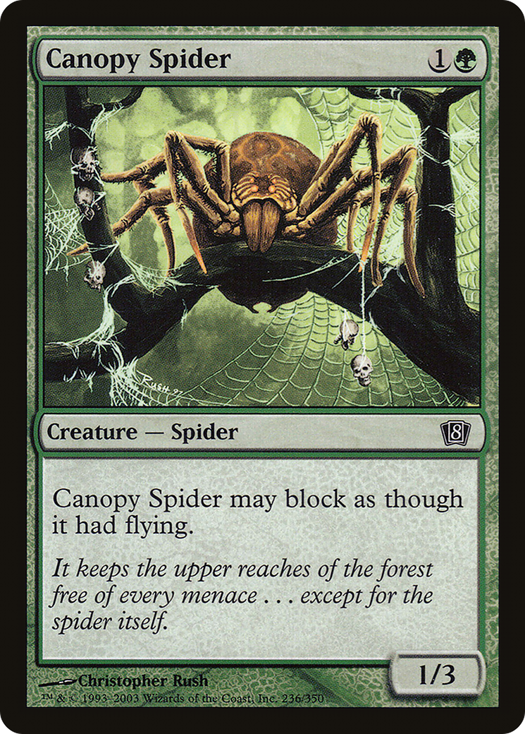 Canopy Spider [Eighth Edition] Foil