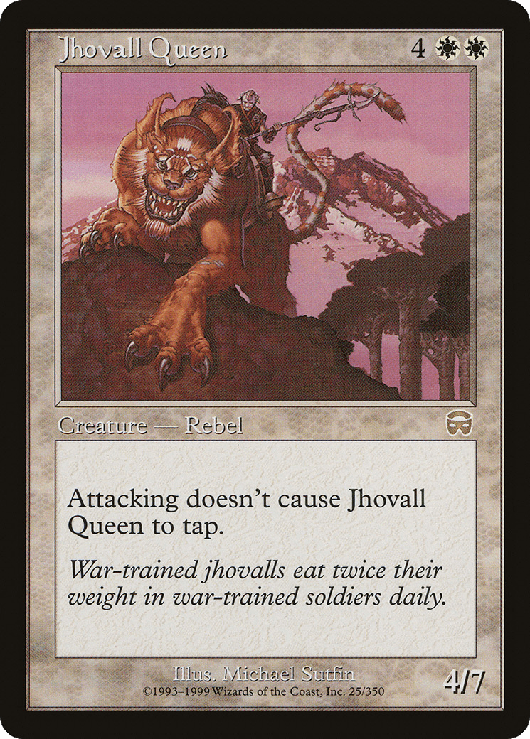 Jhovall Queen [Mercadian Masques] Foil