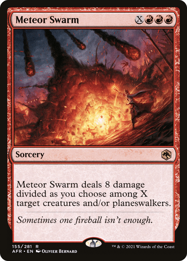 Meteor Swarm [Dungeons & Dragons: Adventures in the Forgotten Realms] Foil