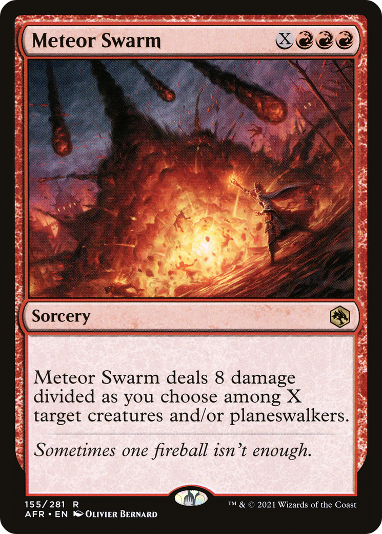 Meteor Swarm [Dungeons & Dragons: Adventures in the Forgotten Realms] Foil