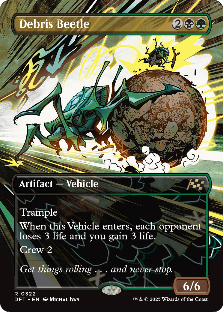 Debris Beetle |  Foil (322) [Aetherdrift]