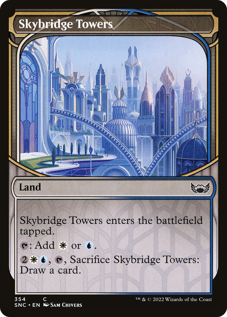 Skybridge Towers (Showcase Skyscraper) [Streets of New Capenna] Foil