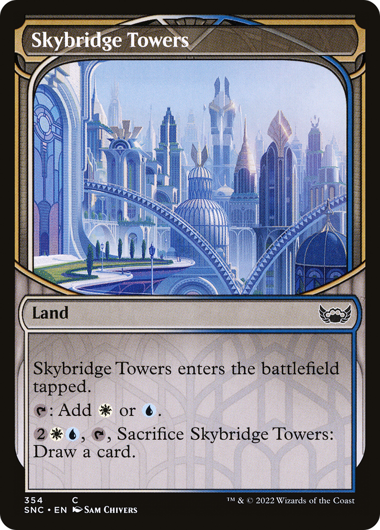 Skybridge Towers (Showcase Skyscraper) [Streets of New Capenna] Foil