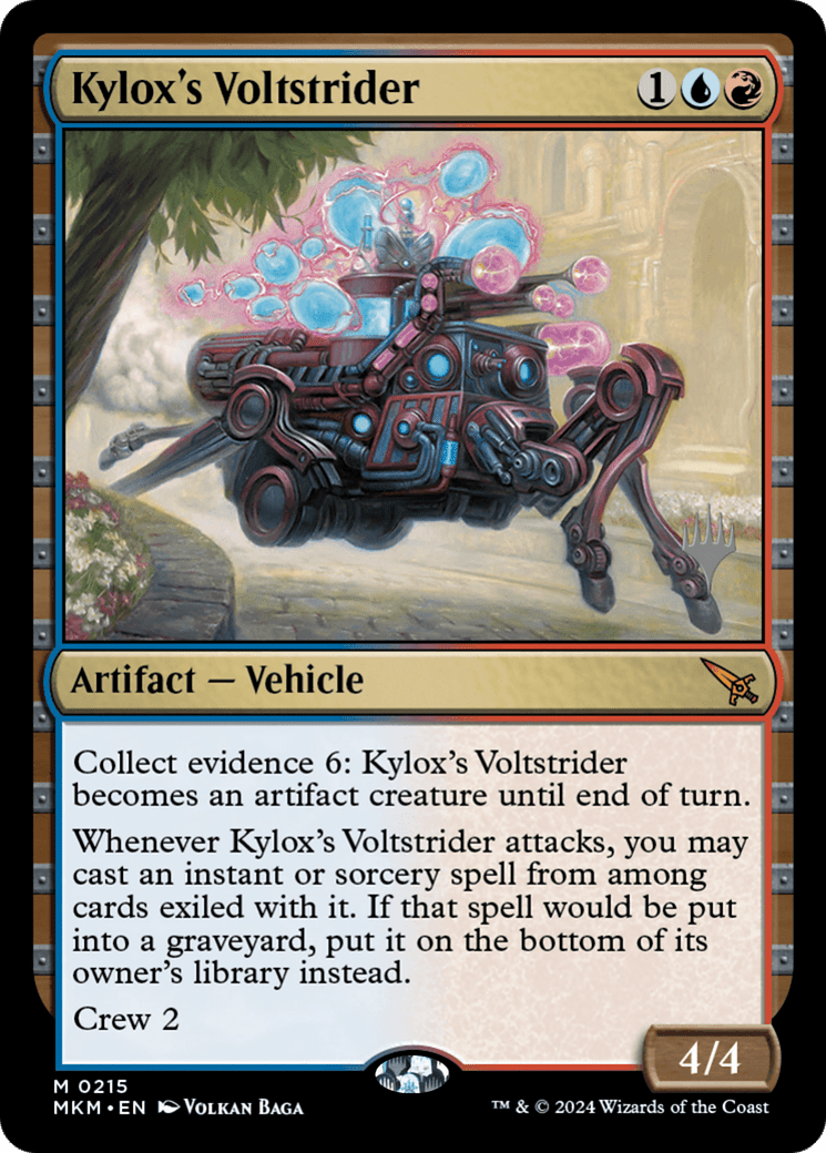 Kylox's Voltstrider (Promo Pack) [Murders at Karlov Manor Promos] Foil