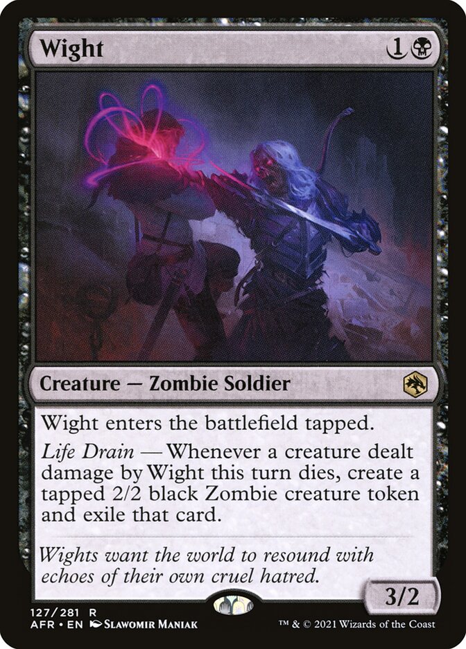 Wight 127 (Adventures in the Forgotten Realms)  - Foil