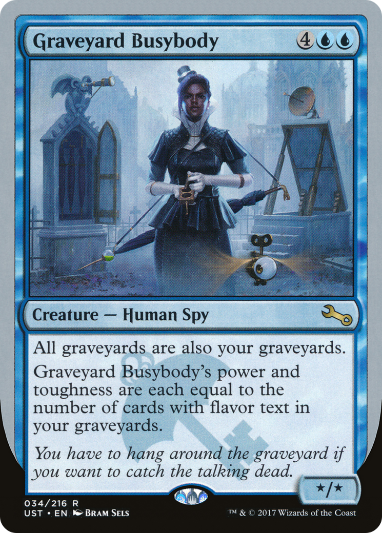 Graveyard Busybody [Unstable] Foil