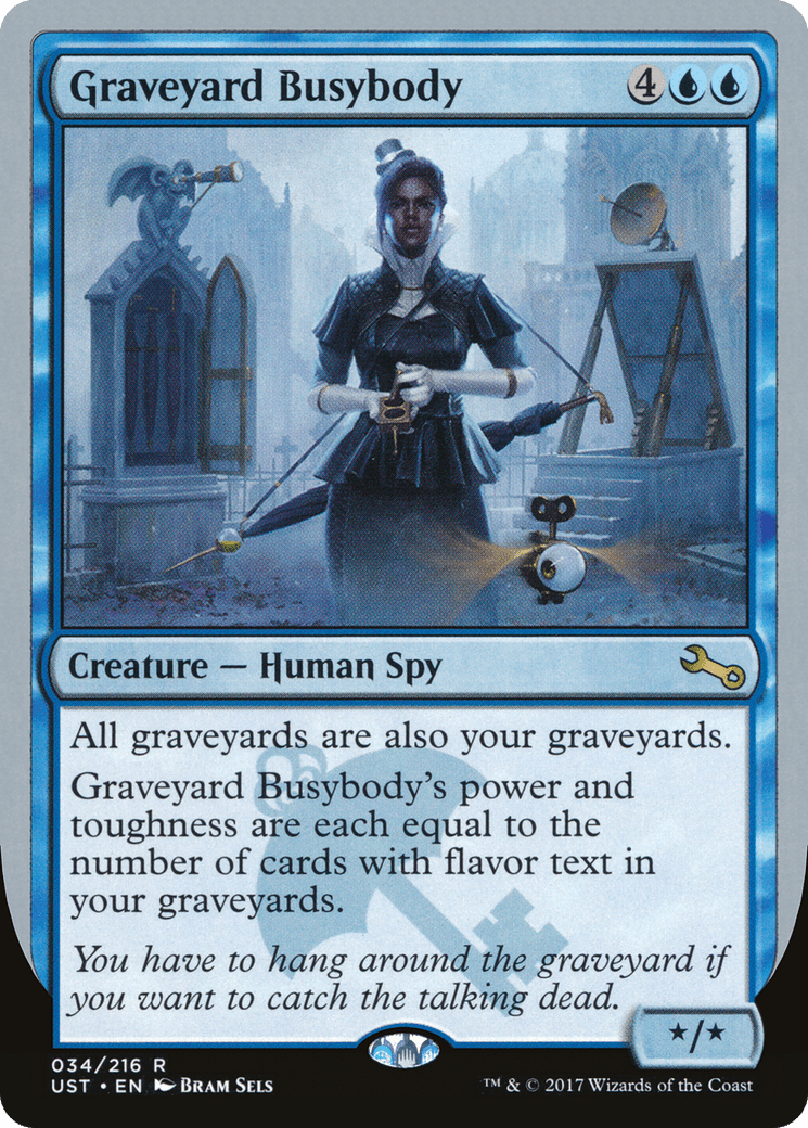 Graveyard Busybody [Unstable] Foil