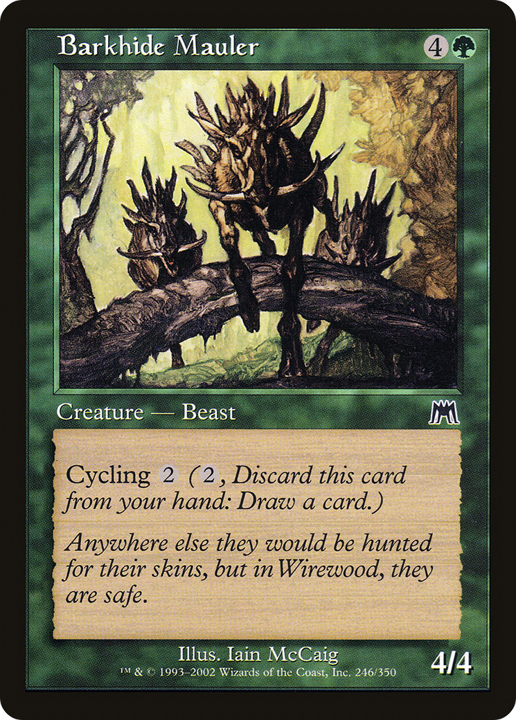 Barkhide Mauler [Onslaught] Foil