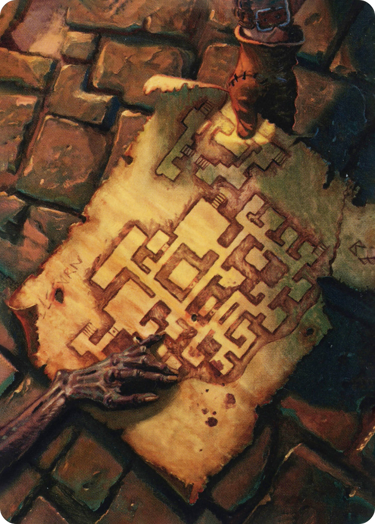 Dungeon Map // Dungeon Map (AAFR-057) - Adventures in the Forgotten Realms Art Series (Borderless) Foil