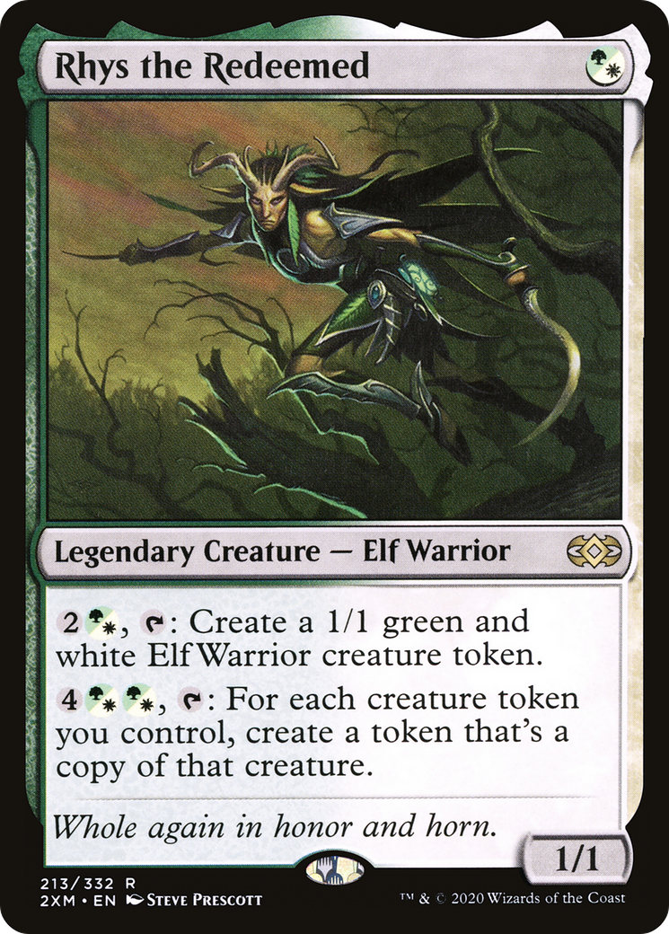 Rhys the Redeemed [Double Masters] Foil