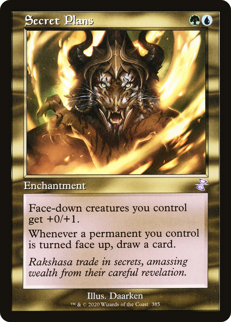 Secret Plans (Timeshifted) [Time Spiral Remastered] Foil