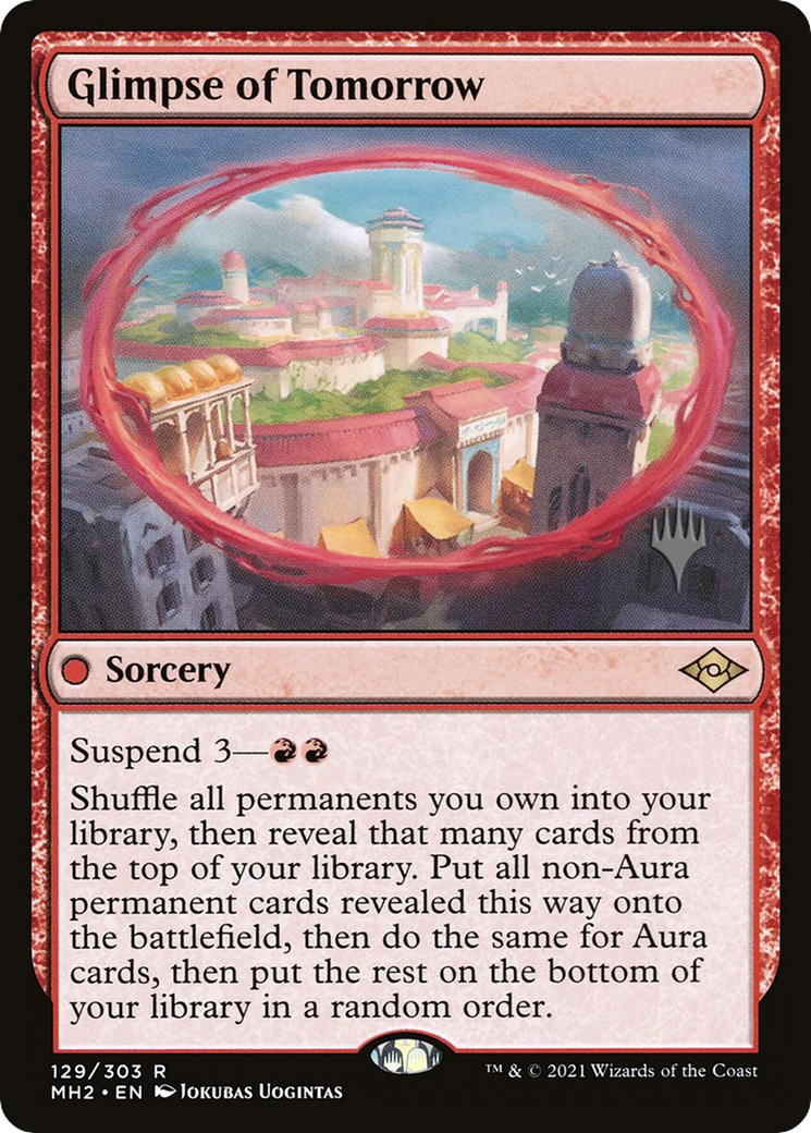 Glimpse of Tomorrow (Promo Pack) [Murders at Karlov Manor Promos] Foil