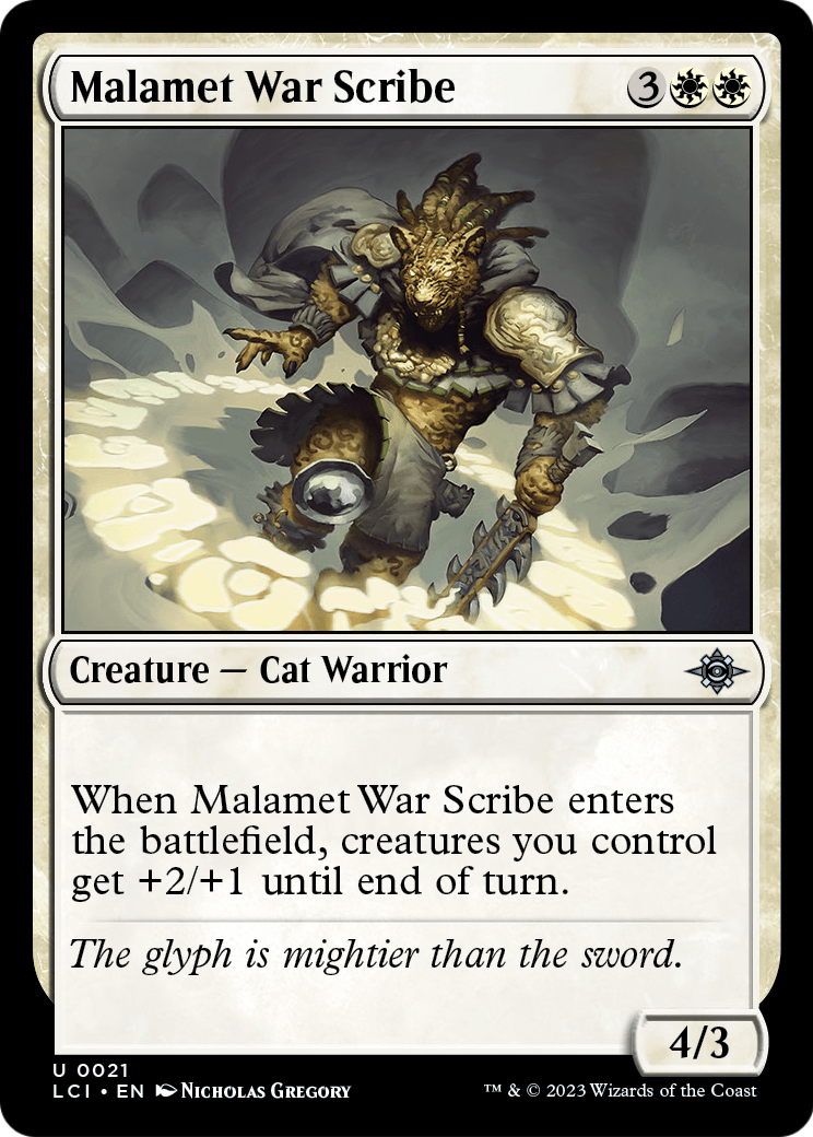 Malamet War Scribe [The Lost Caverns of Ixalan] Foil