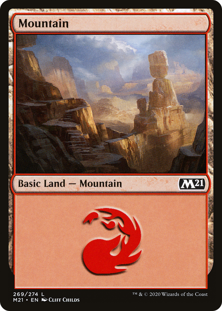Mountain (269) [Core Set 2021] Foil