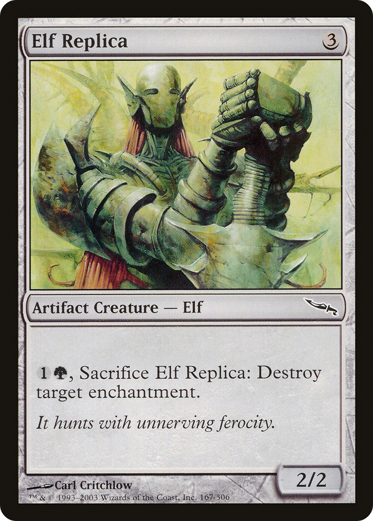 Elf Replica [Mirrodin] Foil