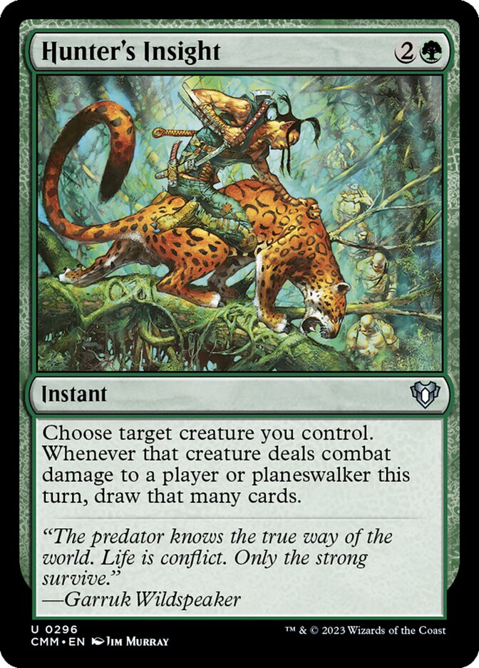 Hunter's Insight 296 (Commander Masters) 