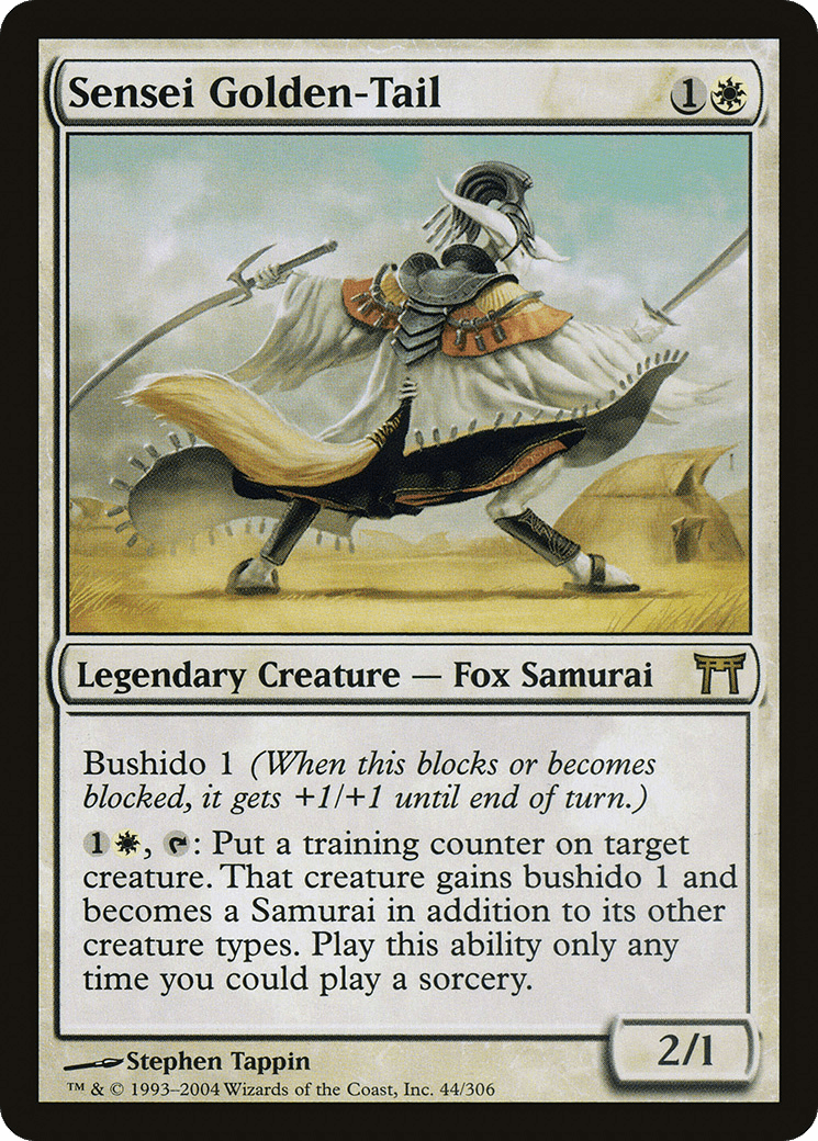 Sensei Golden-Tail [Champions of Kamigawa] Foil