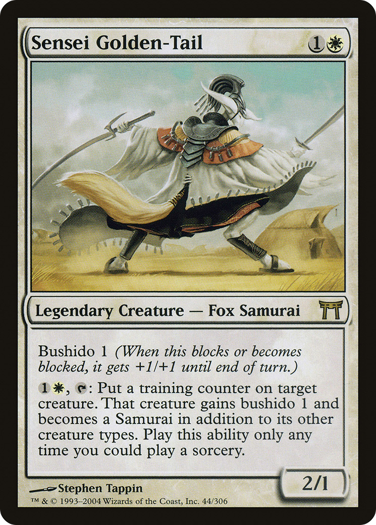Sensei Golden-Tail [Champions of Kamigawa] Foil