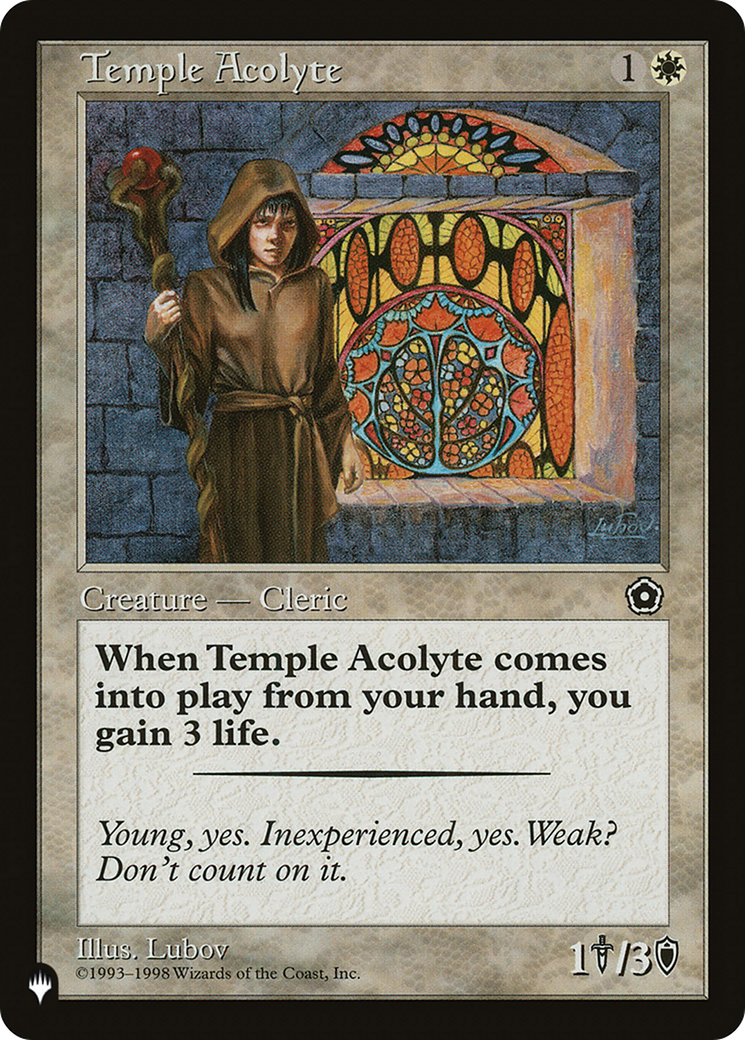 Temple Acolyte |  (P02-23) [The List]
