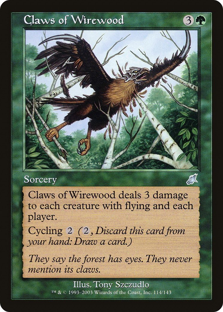 Claws of Wirewood [Scourge] Foil