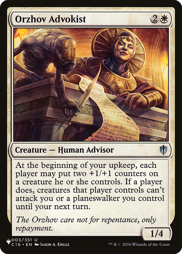 Orzhov Advokist |  (C16-3) [The List]