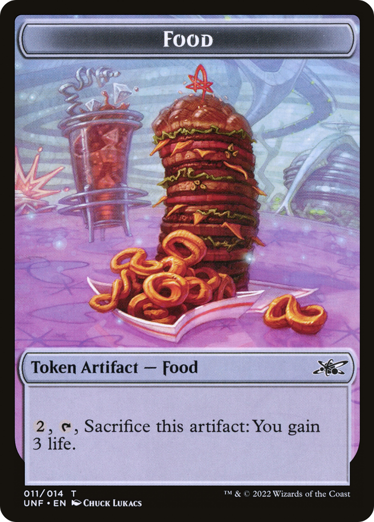 Food (TUNF-011) - Unfinity Tokens Foil