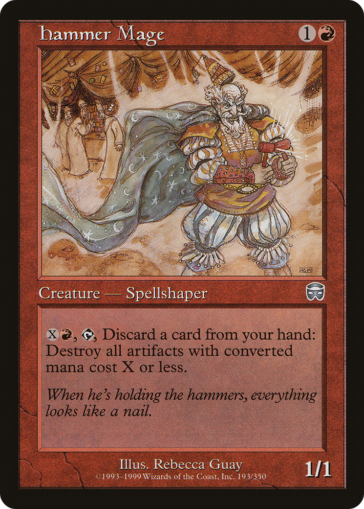 Hammer Mage [Mercadian Masques] Foil