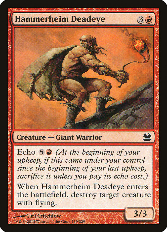 Hammerheim Deadeye 119/229 (Modern Masters) 