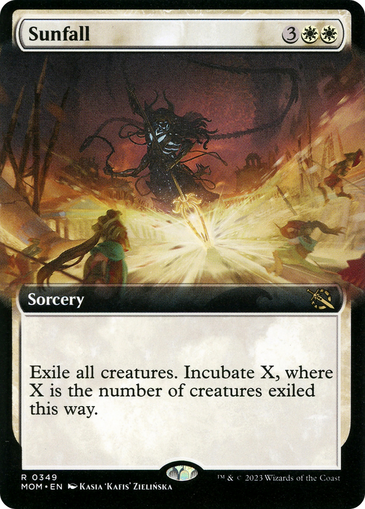 Sunfall (Extended Art) [March of the Machine] Foil