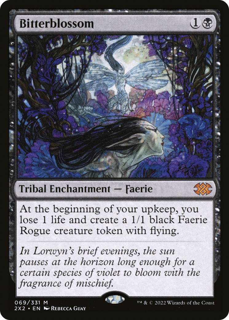 Bitterblossom [Double Masters 2022] Foil