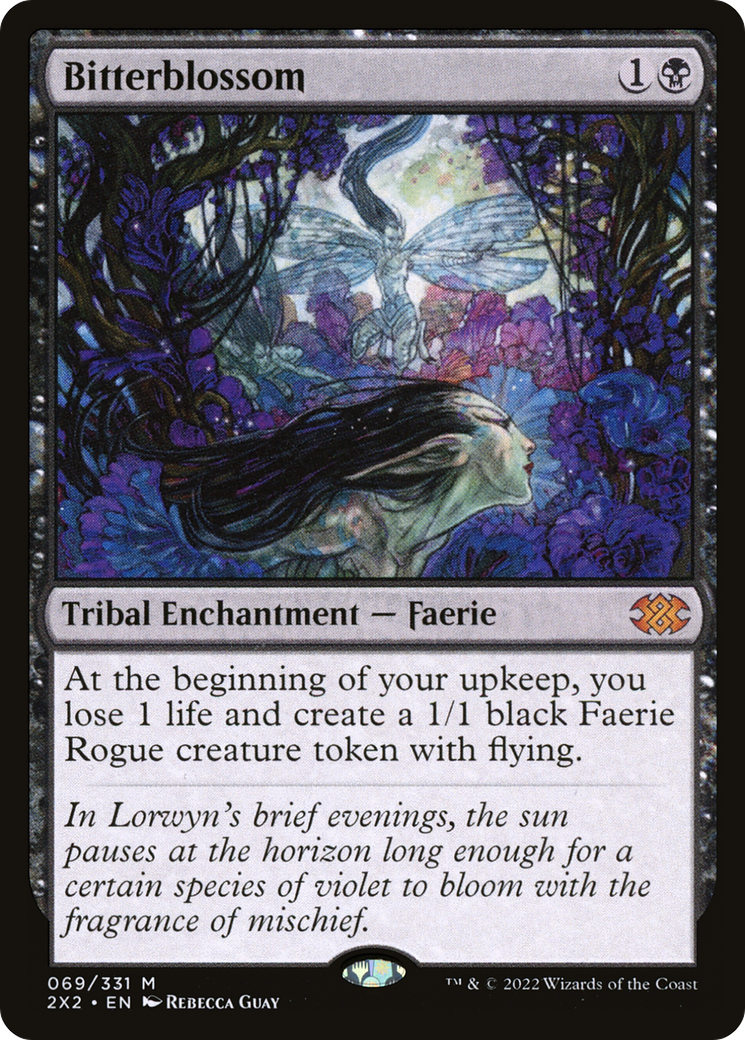 Bitterblossom [Double Masters 2022] Foil