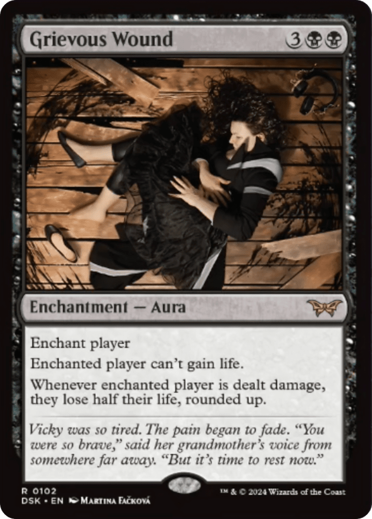 Grievous Wound [Duskmourn: House of Horror] Foil