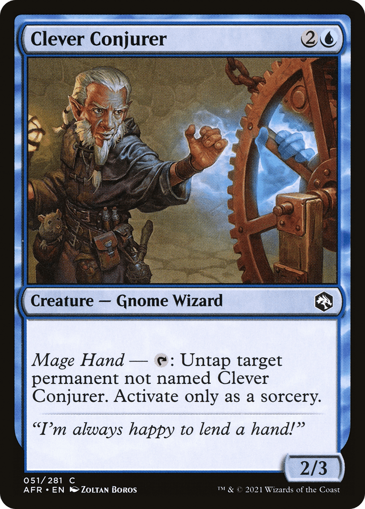 Clever Conjurer [Dungeons & Dragons: Adventures in the Forgotten Realms] Foil