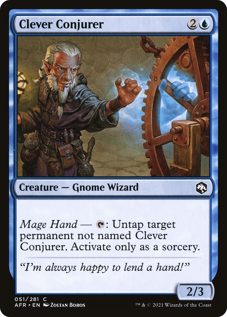 Clever Conjurer [Dungeons & Dragons: Adventures in the Forgotten Realms] Foil