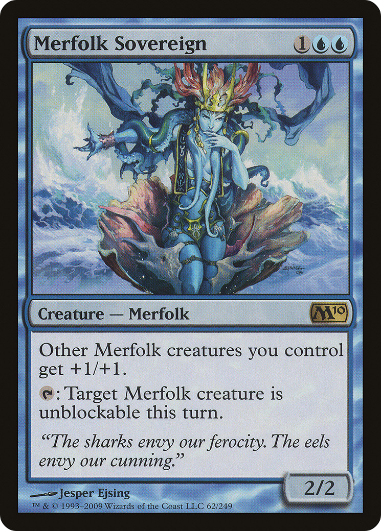 Merfolk Sovereign [Magic 2010] Foil