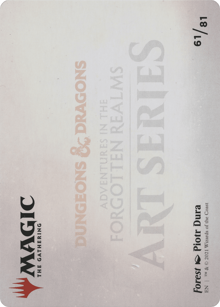 Forest // Forest (AAFR-061) - Adventures in the Forgotten Realms Art Series (Borderless)