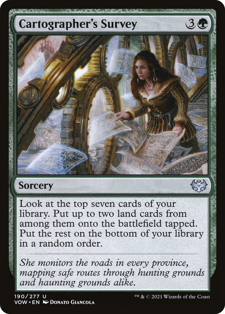 Cartographer's Survey [Innistrad: Crimson Vow] Foil