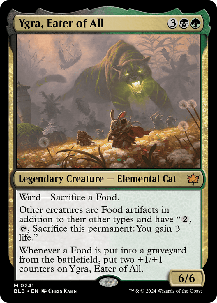 Ygra, Eater of All [Bloomburrow] Foil