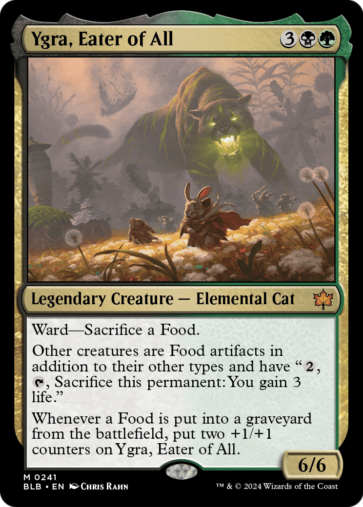 Ygra, Eater of All [Bloomburrow] Foil